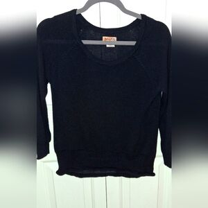 Mudd L Black Knit Sweater
